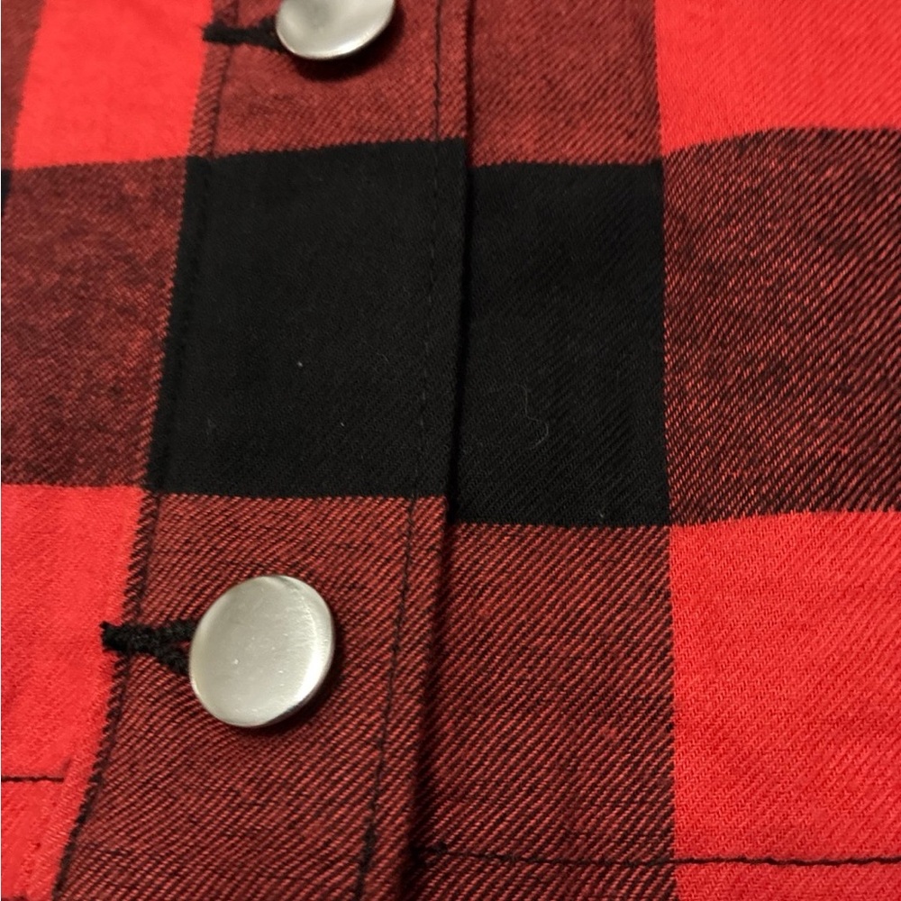 Bar III Red and Black Plaid Skirt New 14 - Picture 5 of 5